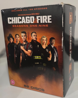 Chicago Fire DVD Box Set Lot - Complete Seasons 1-9 Mega Collection 52-Disc