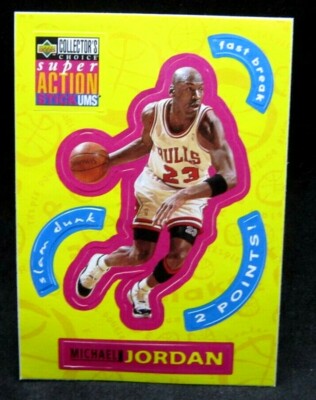 Michael Jordan 1996-97 UD Collector's Choice Sticker Card