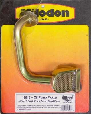 Milodon Oil Pump Pick-Up for 31650 Oil Pan 18515