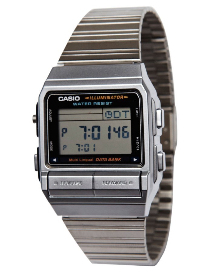 Casio DB380-1 Classic Multilingual Databank Stainless Steel Watch Telememo 30 79767954949 | eBay