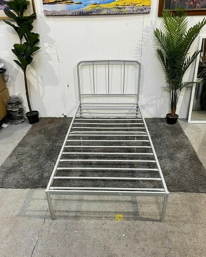 Habitat Freja Single Metal Bed Frame Silver No280207 in Glasgow