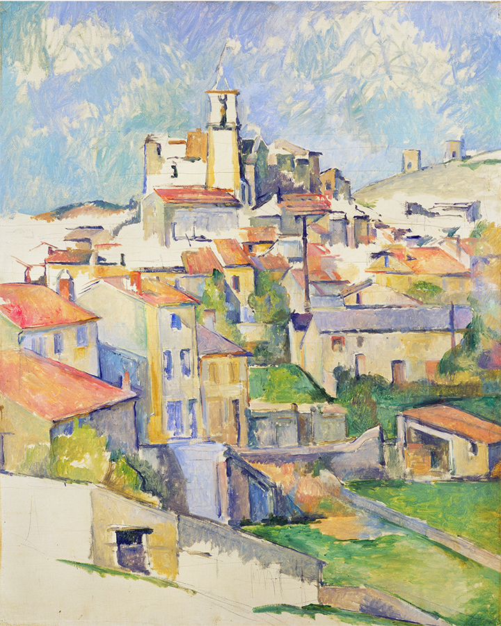 Gardanne by Paul Cézanne 8x10 Art Print 8"x10"