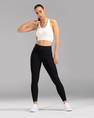 freetrain womens leggings black energy speed stretch  uk size 8 free postage