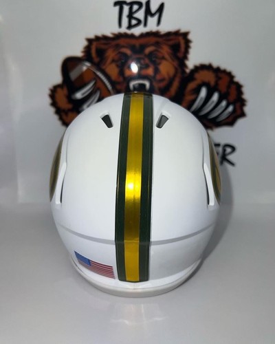 Green Bay Custom Concept Flat White Mini Helmet