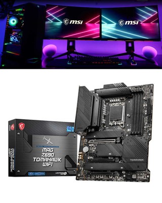 MSI ATX Motherboard Intel Z690 Chipset Socket LGA 1700 MAG Z690 TOMAHAWK WIFI