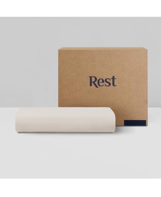 REST  Evercool  Flat- Sheet Ivory -Queen  No Box