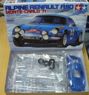 24278 Alpine Renault A110 1971 Monte-Carlo Tamiya 1/24 plastic model kit