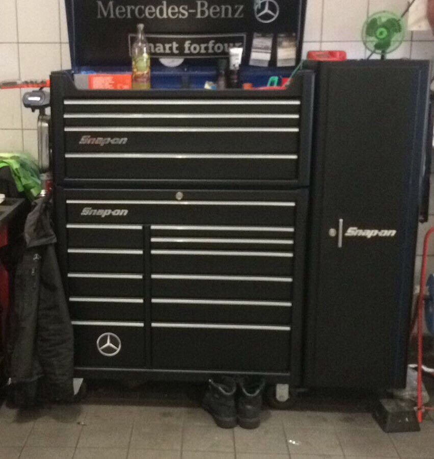 Blue Snap On 40 Stack Toolbox Wrapped In Black In Poole Dorset