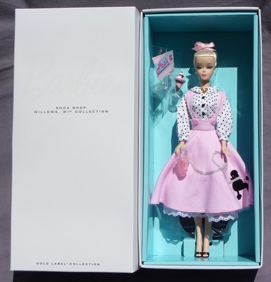 barbie SODA SHOP BFC exclusive fan club  2016 Mattel DGX89 WILLOWS WI Poupée NEW