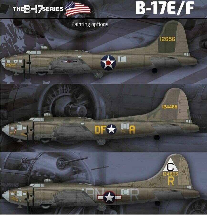 Hong Kong Models B17E/F Flying Fortress 1/32 Scale MODEL KIT# 01E05~NEW in BOX