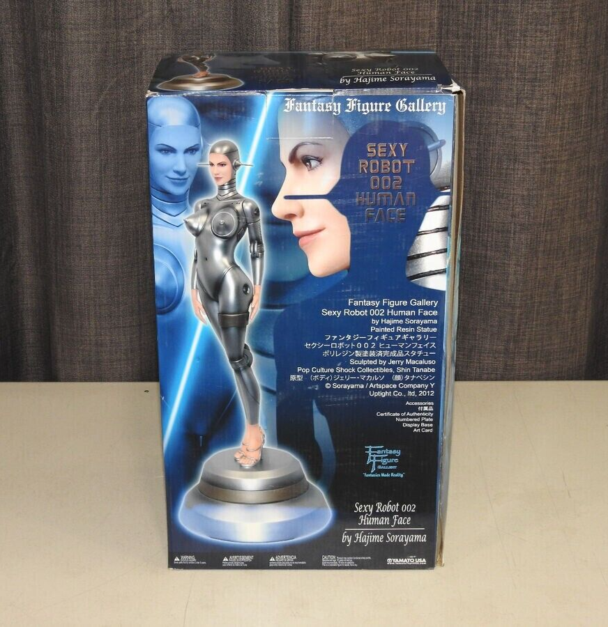 Hajime Sorayama Sexy Robot 002 HUMAN FACE Fantasy Figure