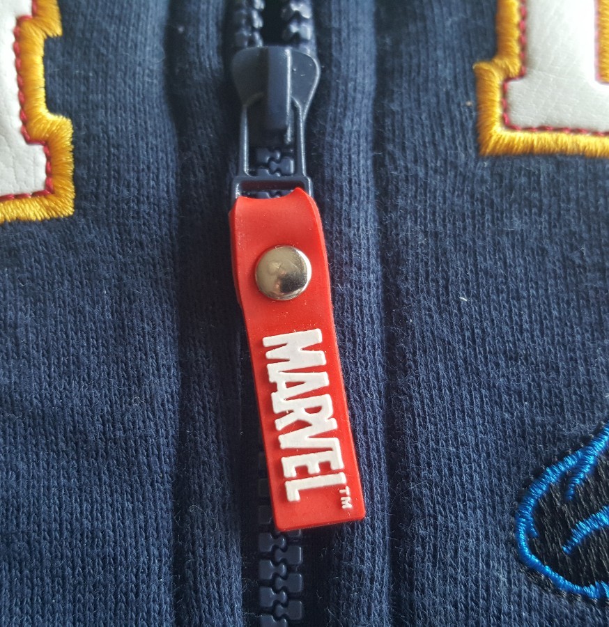 Marvel Spiderman Infant Boys 18 Months Jacket Embroidered Varsity Letterman