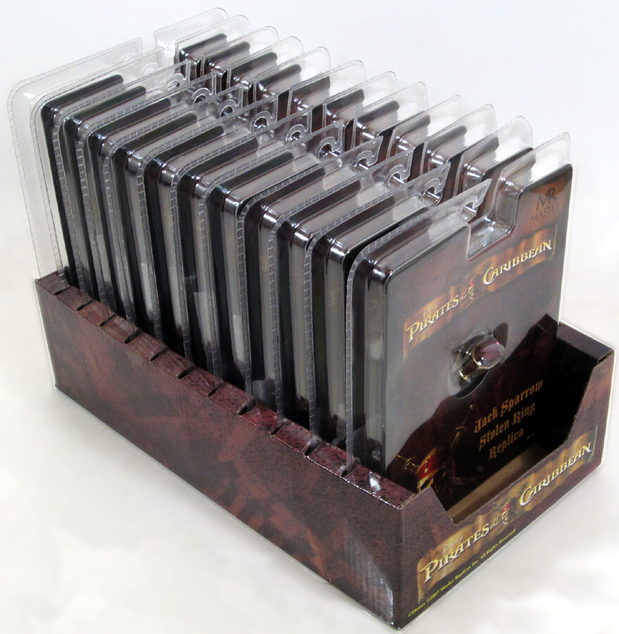 Pirates of the Caribbean JACK SPARROW STOLEN RING LOT / CASE OF 12 PIECES NEW