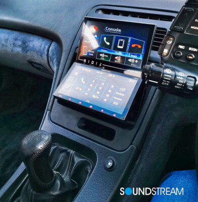 Soundstream DVD CD Player Dual Touch Screen Bluetooth GPS USB Android VRN-DD7HB