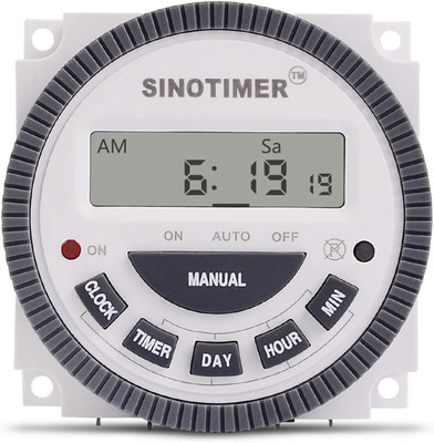 TM619 Timer Switch Digital LCD Power Timer Switch Weekly Programmable Thinner Mo