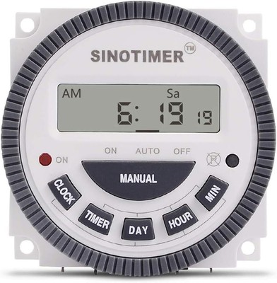 TM619 Timer Switch Digital LCD Power Weekly Programmable... 