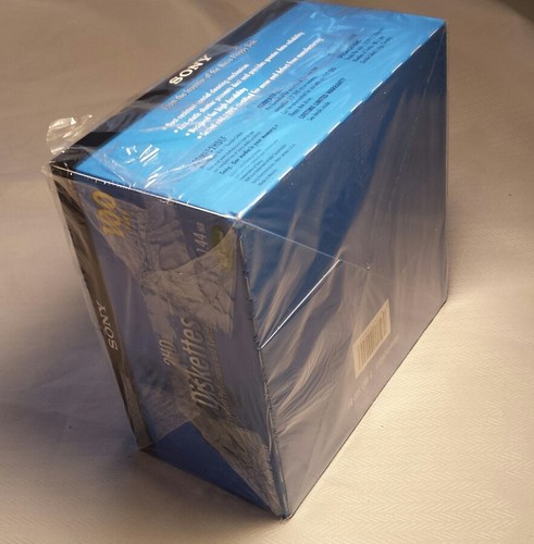 Sony Micro Floppy Disk/Double Sided 100 Pack Brand New Factory Sealed!! 2HD 3.5