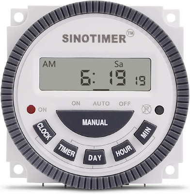TM619 Timer Switch Digital LCD Power Timer Switch Weekly Programmable Thinner Mo