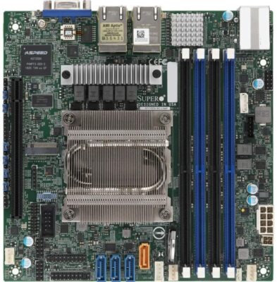  Supermicro MBD-M11SDV-8CT-LN4F-(O/B) Motherboard Mini-ITX AMD EPYC 3201