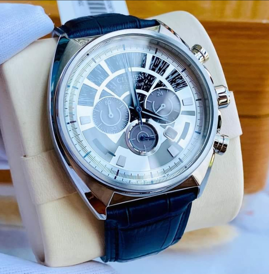 CITIZEN CITIZEN STAR WARS MILLENNIUM FALCON CA4281-00W MEN'S WATCH LEATHER BAND