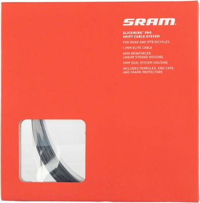 Slickwire - SRAM SlickWire Pro Shift Cable and Housing Kit -