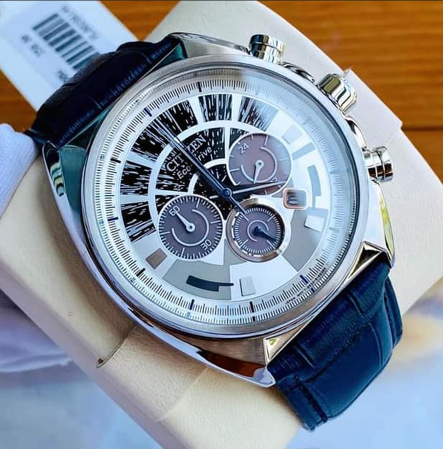 CITIZEN CITIZEN STAR WARS MILLENNIUM FALCON CA4281-00W MEN'S WATCH LEATHER BAND