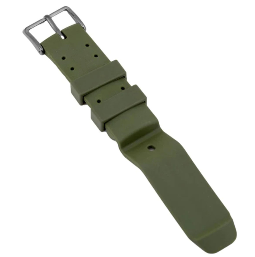 Pre-owned Citizen Promaster Green Dial Dive Watch Polyurethane Band Eco-drive Bj8057-09x