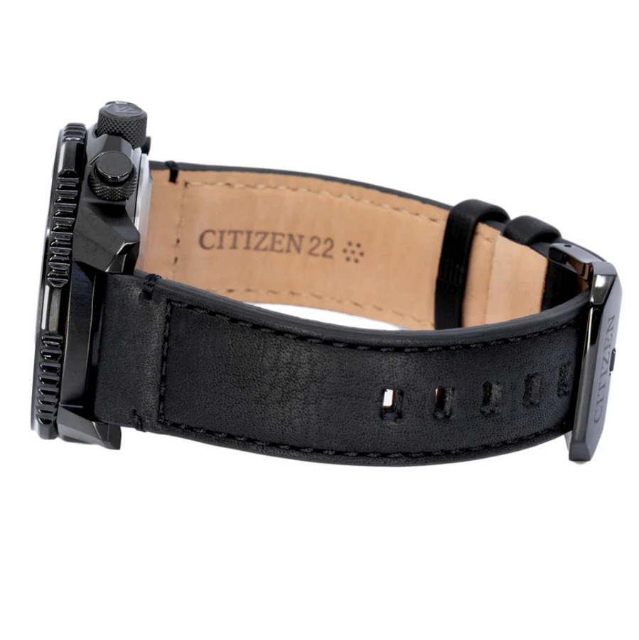 Pre-owned Citizen Sky Promaster World Time Black Dial Sapphire Men's Watch Jy8085-14h