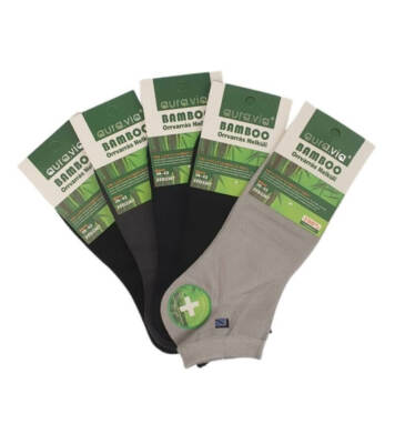 SOCKS MEN'S EKO BAMBOO, Ankle, Footers, Anti Bacterial, Best Products, 5 Pair, 