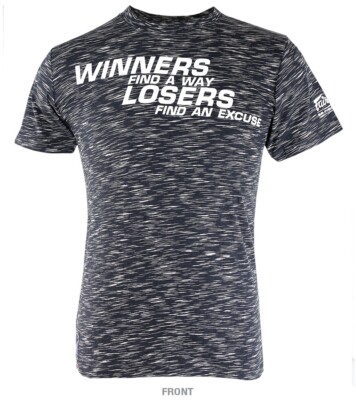 Fairtex TST77  ''Winners'' T Shirts Black (Large)
