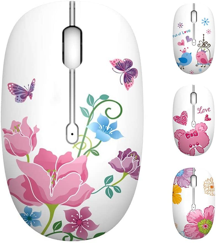 With Usb Receiver, Nano 2.4ghz Optical Led Cute