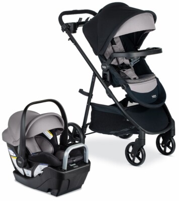 Britax Willow Brook S+ Travel System - Graphite Onyx New!!