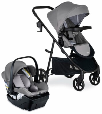 Britax Willow Brook Travel System - Graphite Glacier New!!