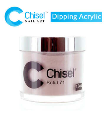 Chisel Dipping Acrylic 2 in 1 Powder -  SOLID 71 -  Size 12 oz *BRAND NEW*