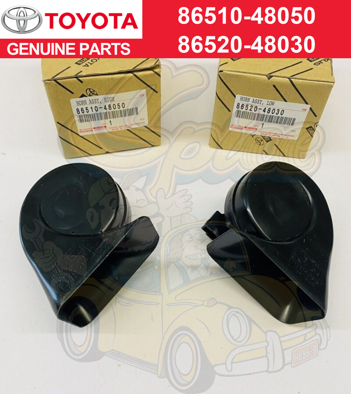 Toyota HIGH & LOW PITCHED HORNS SET 86510-48050 86520-48030