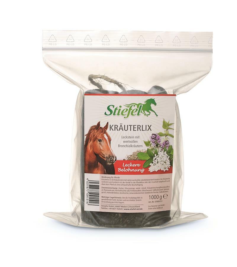 Stiefel Kräuterlix Leckstein für Pferde, 1 kg  (11,94 €  / 1 kg)