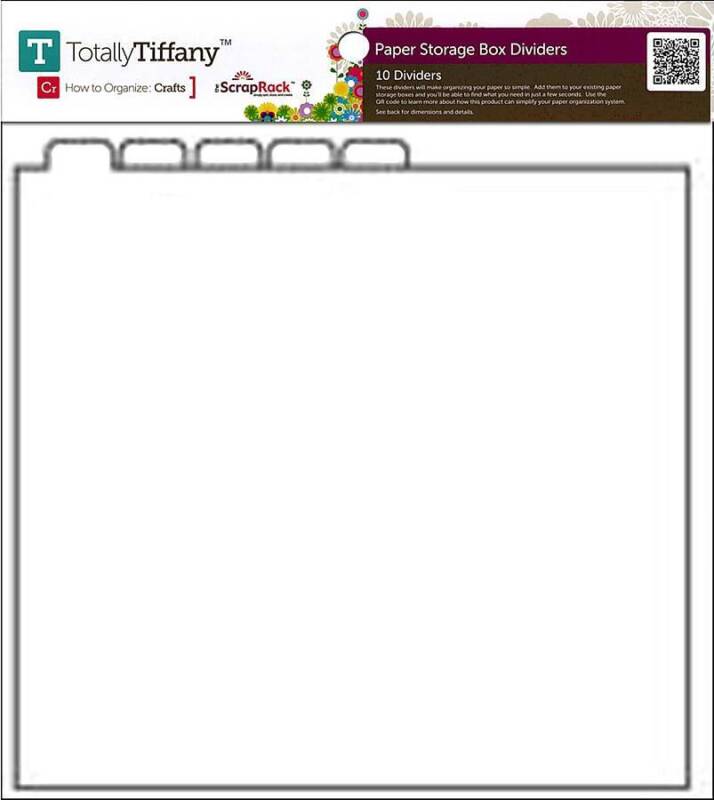 Totally Tiffany (Paper Junkie) - A06 Paper Storage Box Dividers - 10 per pack