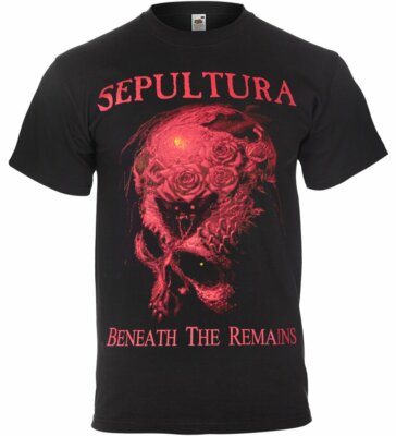 SEPULTURA - BENEATH THE REMAINS - T-shirt  Sarcofago Vulcano Holocausto Mystifer
