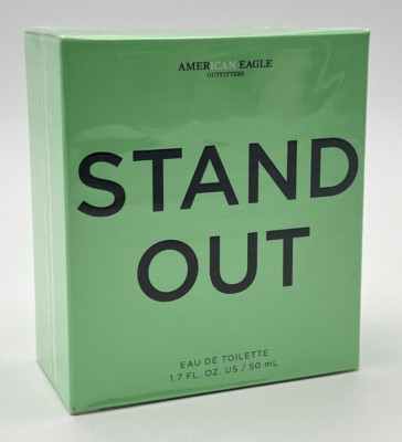 American Eagle STAND OUT 1.7 Ounce  50 ML Eau De Toilette New Sealed Box