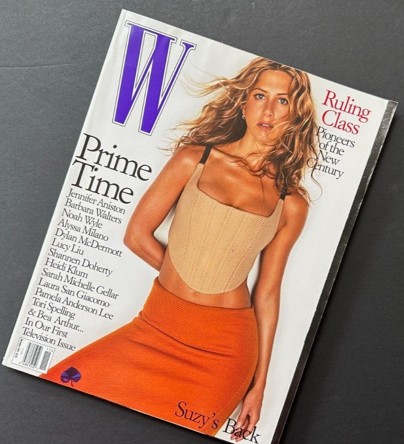 BRAND NEW UNUSED JENNIFER ANISTON W Magazine Nov 1999 | eBay