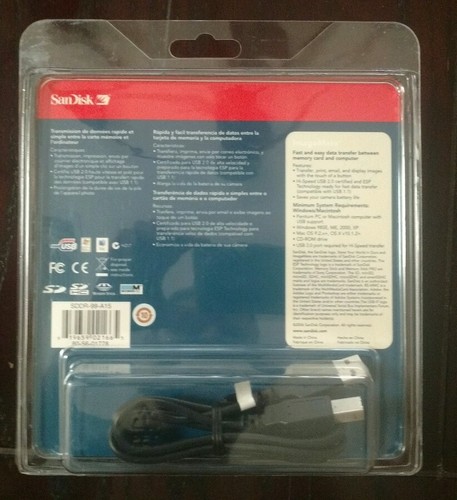 SanDisk ImageMate USB 2.0 5-in-1 Card Reader/Writer SDDR-99-A15. New lot of 3.