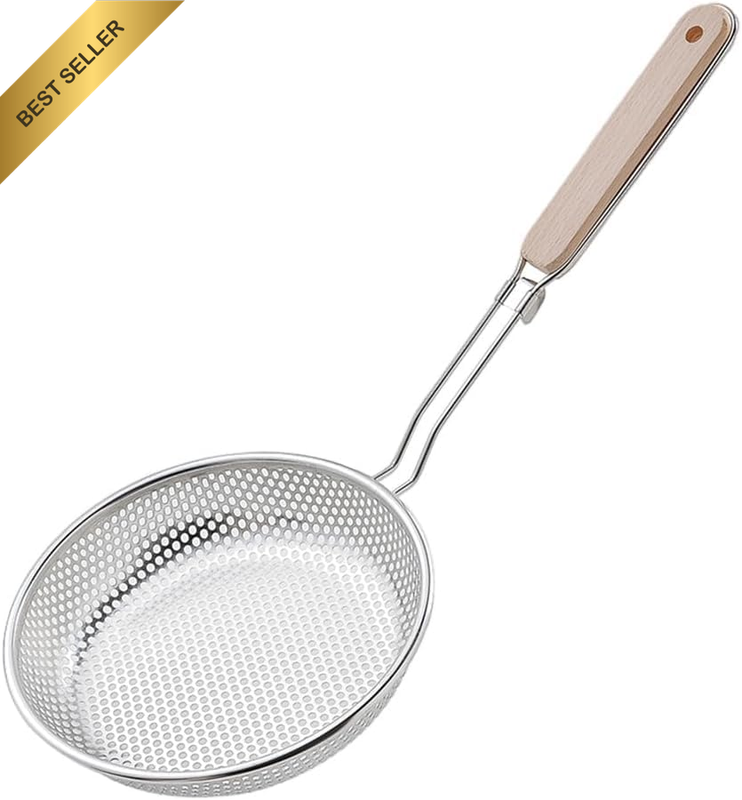 Noodles Colander Spoon Metal Colander Spoon Fat Skimmer Stainless Steel Skimmer