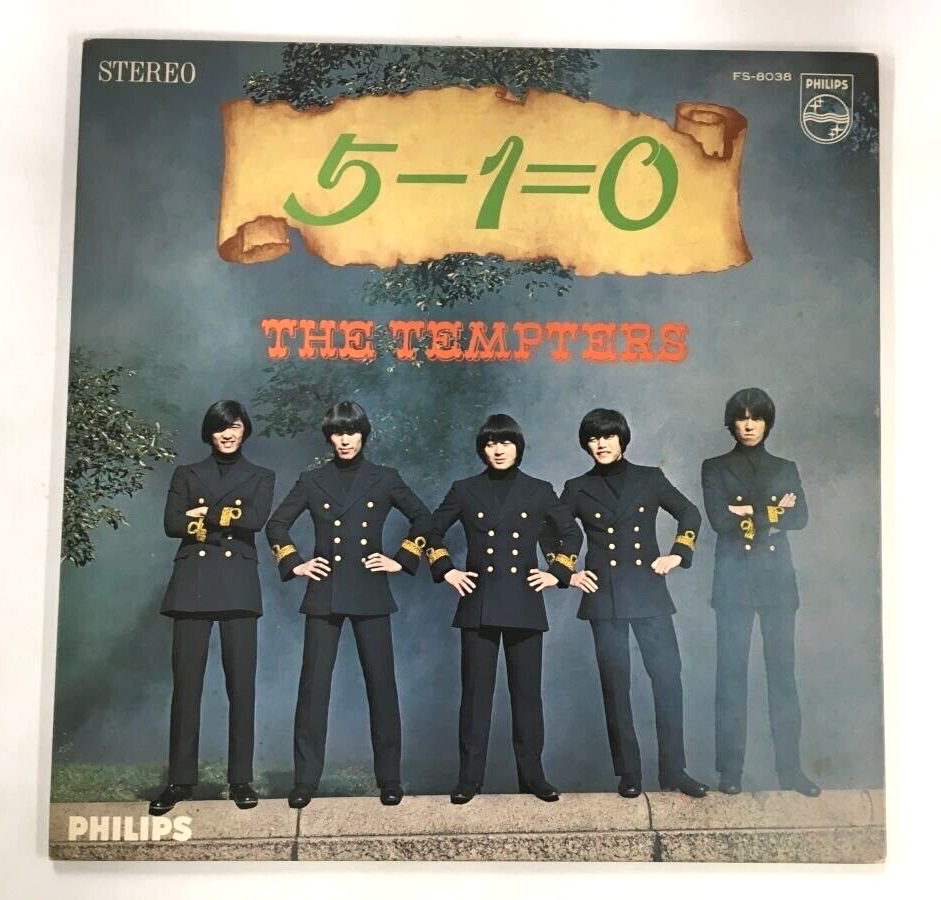 THE TEMPTERS 5 - 1 = 0 1ST ORG JAPAN GARAGE PSYCH FUZZ