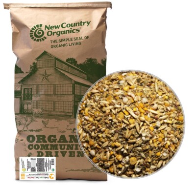 New Country Organics | Organic Corn-Free Layer Feed 50lb | Soy-Free