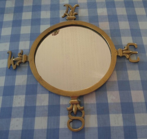 航海航海罗盘玫瑰装饰~黄铜mirtor euc