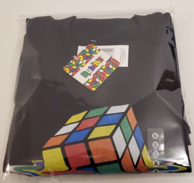 Brisco Rubiks Cube TShirt Mens sz XL New!