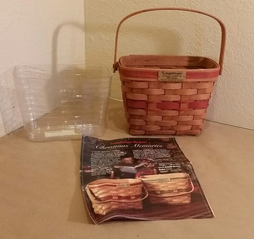 Longaberger 1989 Holiday Memory Basket Christmas Collection Protector Brochure