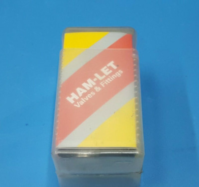 Ball Valve, H6800SSL3/8ICSS, Ham-Let, 3/8'', Stainless Steel 316, Let-Lok ( NEW )