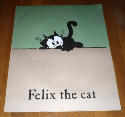 Poster Affiche FELIX The CAT - Tired - Oriolo -- 56 cm x 71 cm -- NEUF