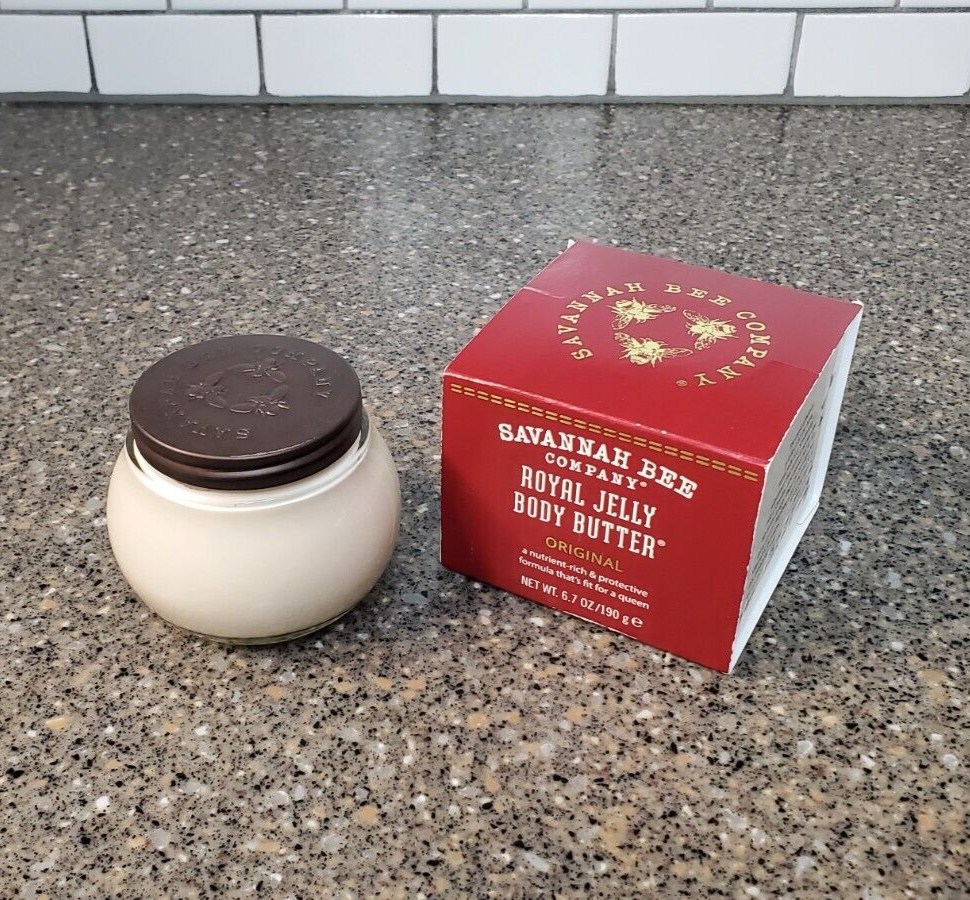 NIB! Savannah Bee Company Royal Jelly Body Butter-Original 6